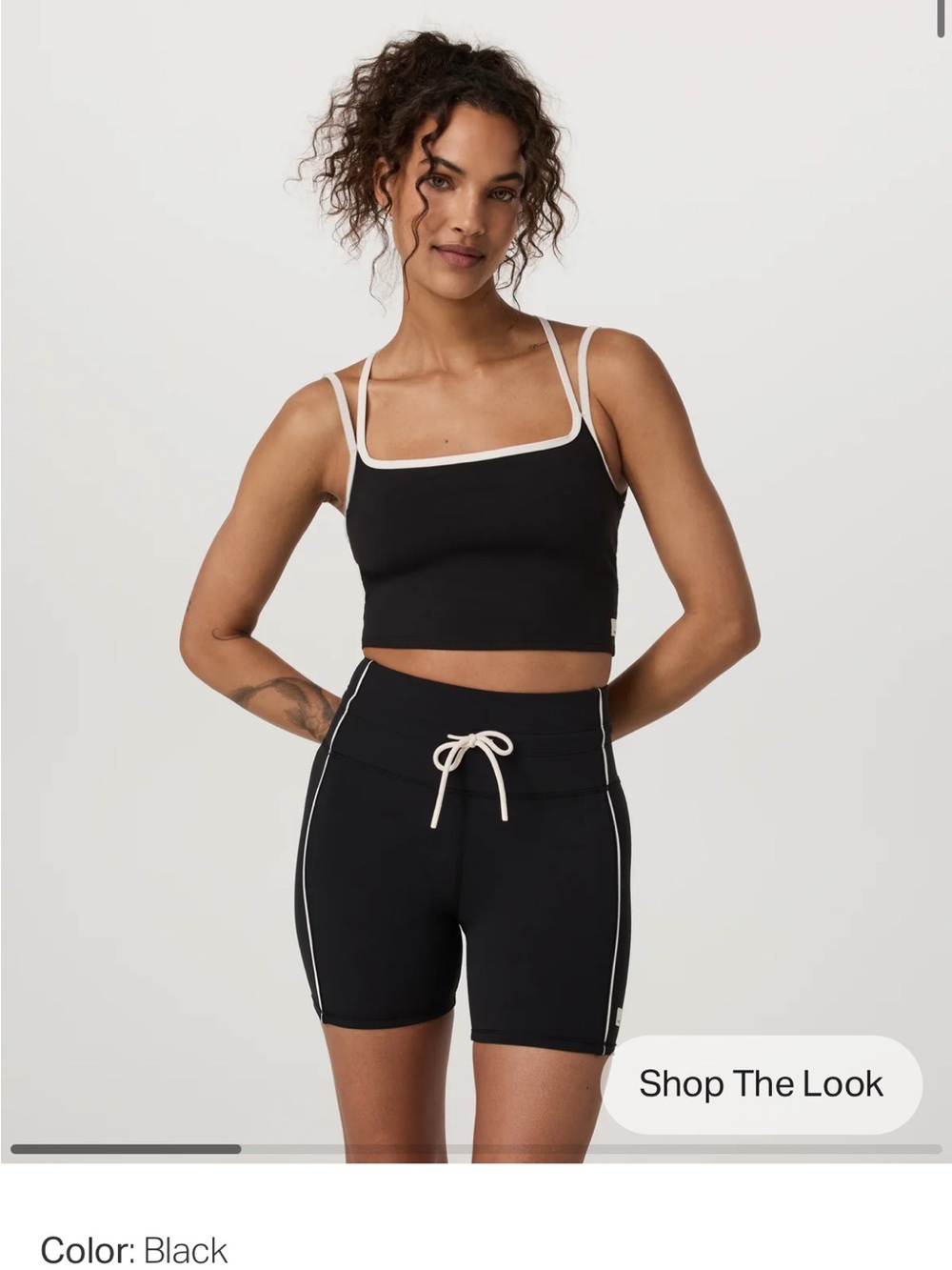 Vuori Black Daily Layered Tank